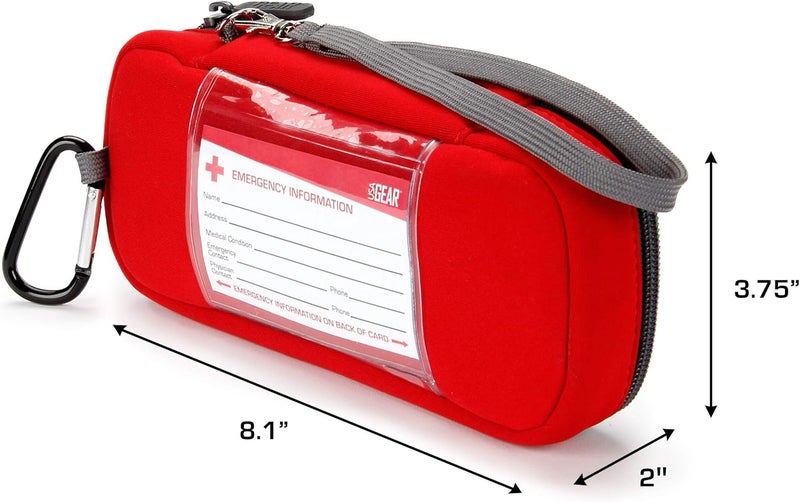 USA Gear Epipen Case Medical Bag Medication Organizer Travel Bag Insulated with Emergency Card and Wrist Strap Compatible with Epipens Insulin Needles Inhaler Ice Packs Syringes and More - Image 3