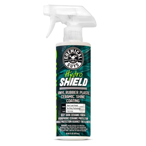 Chemical Guys TVD11616 HydroShield Vinyl, Rubber, Plastic Ceramic Shine Coating (Great for Interior & Exterior) Safe for Cars, Trucks, Motorcycles, RVs & More, 16 fl oz - Image 1