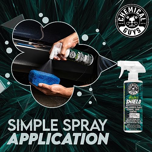 Chemical Guys TVD11616 HydroShield Vinyl, Rubber, Plastic Ceramic Shine Coating (Great for Interior & Exterior) Safe for Cars, Trucks, Motorcycles, RVs & More, 16 fl oz - Image 3