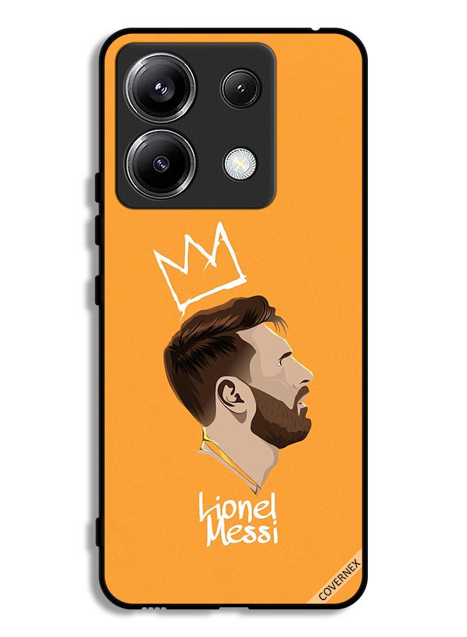 Covernex Xiaomi Poco X6 5G Protective Case Cover Leo Messi The King - Image 1