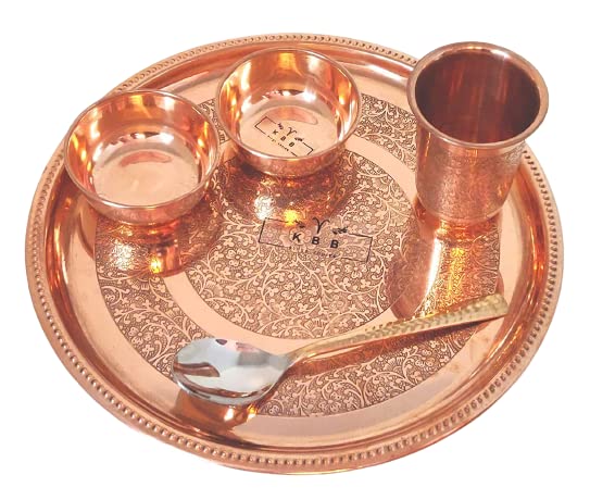 KBB طقم عشاء كيب بي بي بيوراي نحاسي مع طبق 5 قطع - Image 3