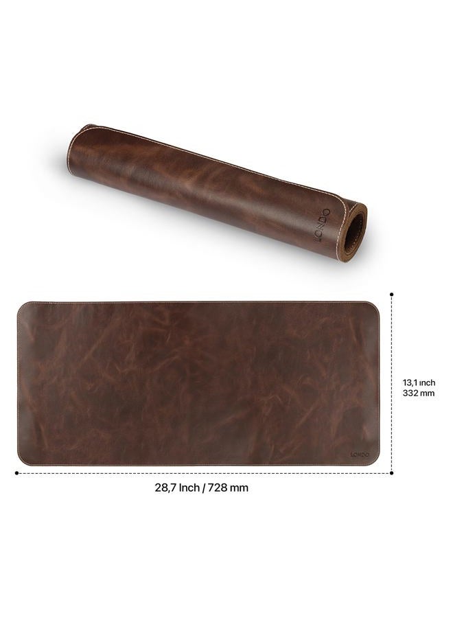 Londo Leather Extended Mouse Pad (Genuine Leather) (Brown) (OTTO271) - Image 2