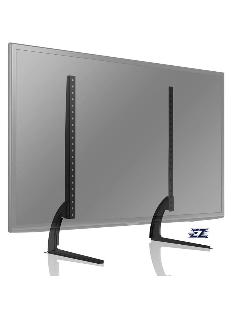 ELTRAZONE Universal Table Top Tv Stand For Most 36 40 42 47 50 55 60 65 Inch Plasma Lcd Led Flat Or Curved Screen Tvs With Height Adjustment,Vesa Patterns Up To 800Mm X 500Mm,88 Lbs - Image 2