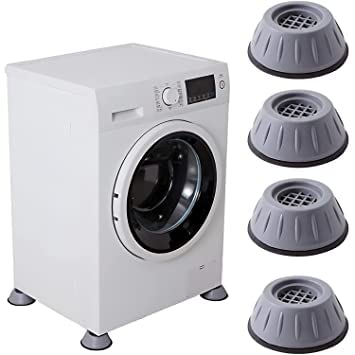 Amfs Store Heavy Duty Rubber Pads for Top Load/Front Load/Semi Automatic Washing Machines,Single Door/Double Door Refridges & Furniture 4Pcs Set 4p4  - Image 4