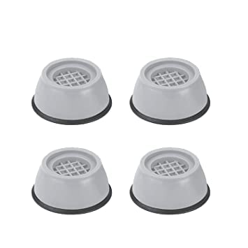 Amfs Store Heavy Duty Rubber Pads for Top Load/Front Load/Semi Automatic Washing Machines,Single Door/Double Door Refridges & Furniture 4Pcs Set 4p4  - Image 1