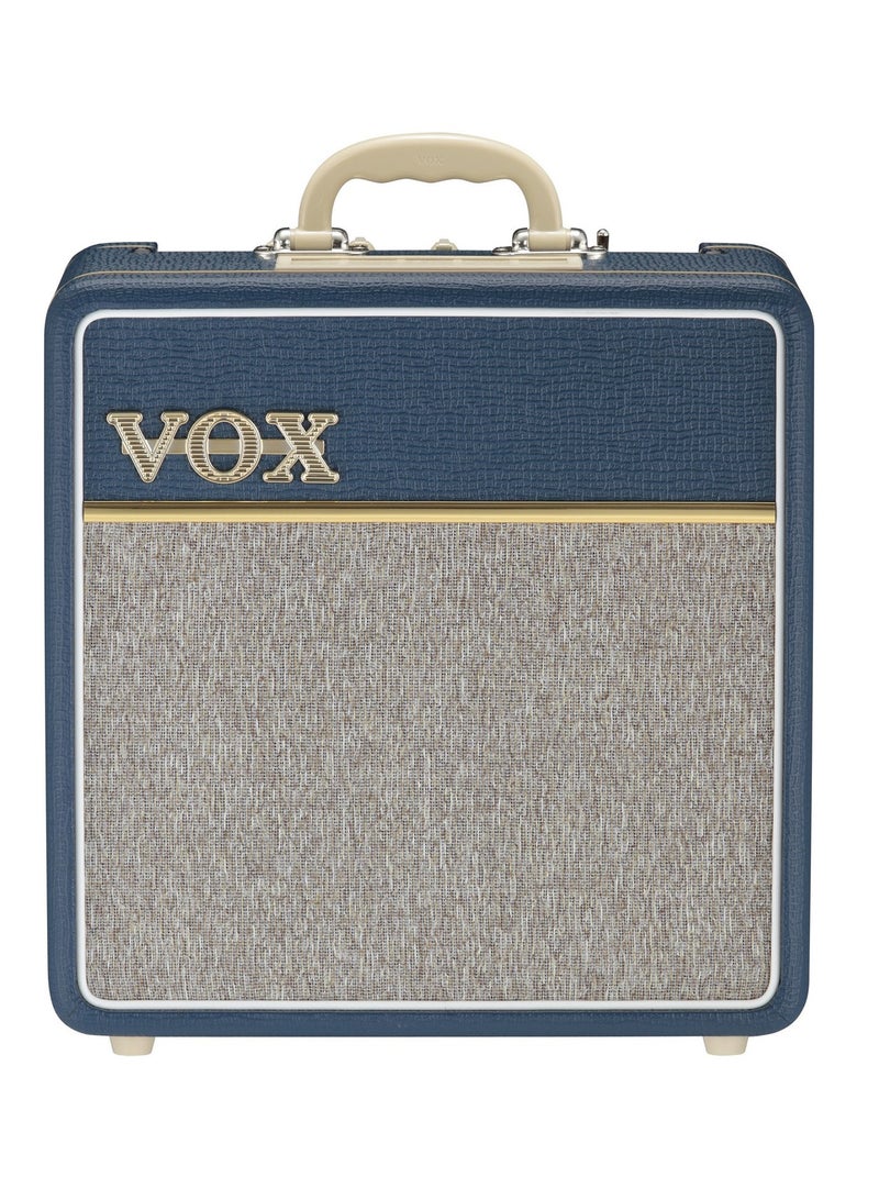 Vox AC4C1-BL | AC Custom Series | Guitar Combo Amps | 4W All-Tube Class A | 10" Celestion VX10 Custom | 2x 12AX7 & EL84 | Closed-Back Cabinet | Single Channel | Blue - Image 2