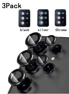 KENSUO 3Packs for Samsung Galaxy S24 Ultra Camera Lens Protector, HD Anti-Glare, Case Friendly, Ultra Color Reproduction, Ultra-thin 9H Tempered Glass, Scratch-Resistant, Individual Lens Protector Easy Installment Clear  - Image 1