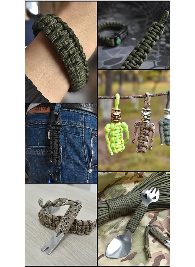 Generic - 31m Paracord 9-strand Multi-functional Paracord Rope, Military Standard 550 Parachute Rope Braided Line For Outdoor Camping Hunting Hiking Climbing - Image 1