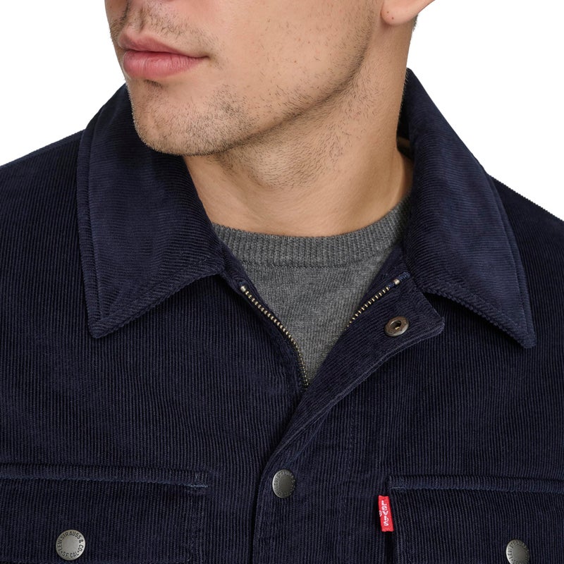 Levi's Men's Corduroy Shirt Jacket, Deep Navy Filled, Large - Image 2