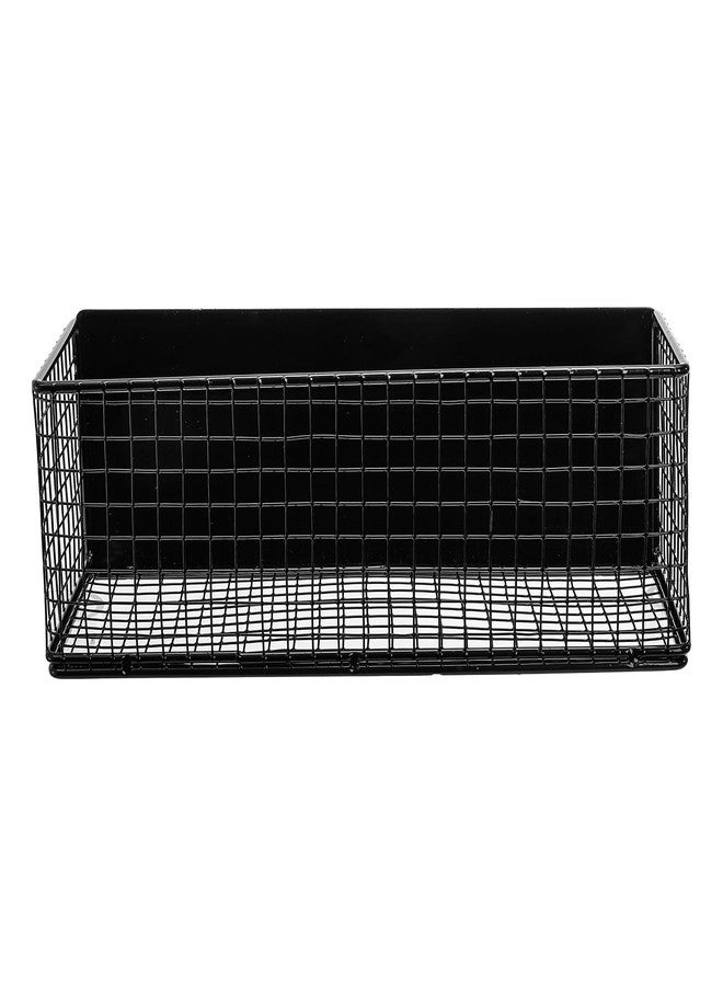 Frcctre 2 Pack Magnetic Basket Magnetic Fridge Organizer, Metal Wire Spice Rack Pen Holder Storage Organizer Basket for Refrigerator Whiteboard Home Kitchen Office - Image 3
