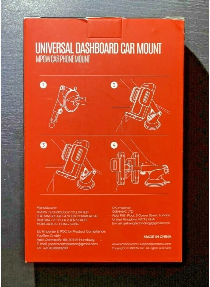 Mpow Universal Dashboard Car Mount MPCA032EB – Adjustable Phone Holder for Car - Image 3