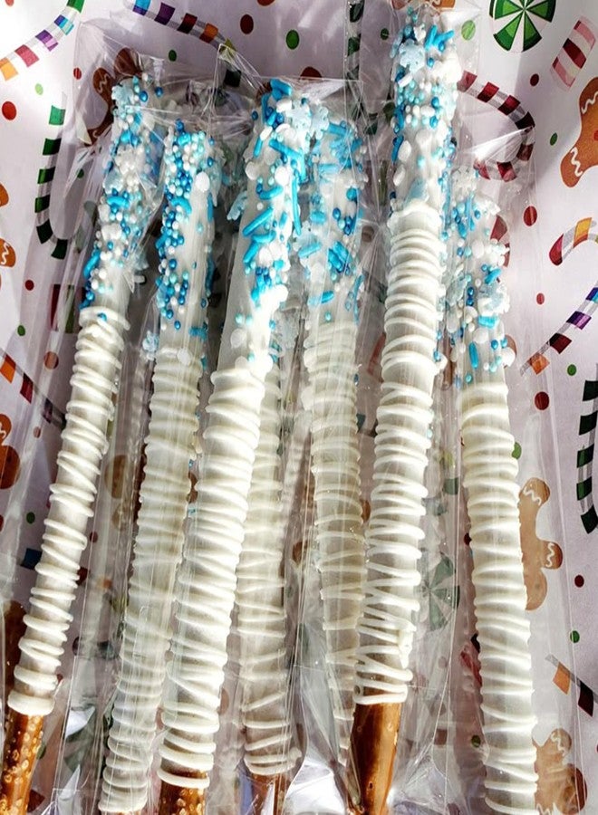 EKAPACKAGING 200Pcs 2x10 Inches Self Sealing Cellophane Bags Clear Pretzel Rod Bags for Treat, Candy Melts, Cookie, Popsicle, Ice Pop - Image 5