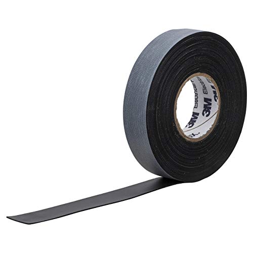 3M Temflex Rubber Splicing Tape 2155, 3/4 in x 22 ft, Black, General Purpose Self-Fusing Electrical Insulating Tape, 1 Roll - Image 2