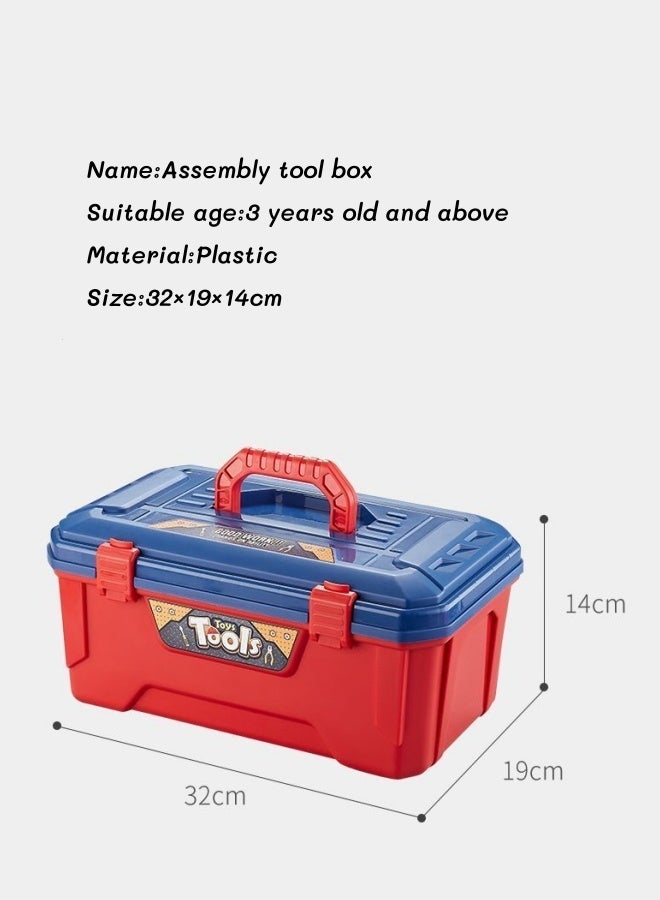 Kids Tool Set – 48 Pcs Toddler Tool Set With Goggles  Electronic Toy Drill, Pretend Play Kids Toys, Toy Construction Tools For Kids Ages 3,4,5,6,7,8 Years Old (48pcs) - Image 2