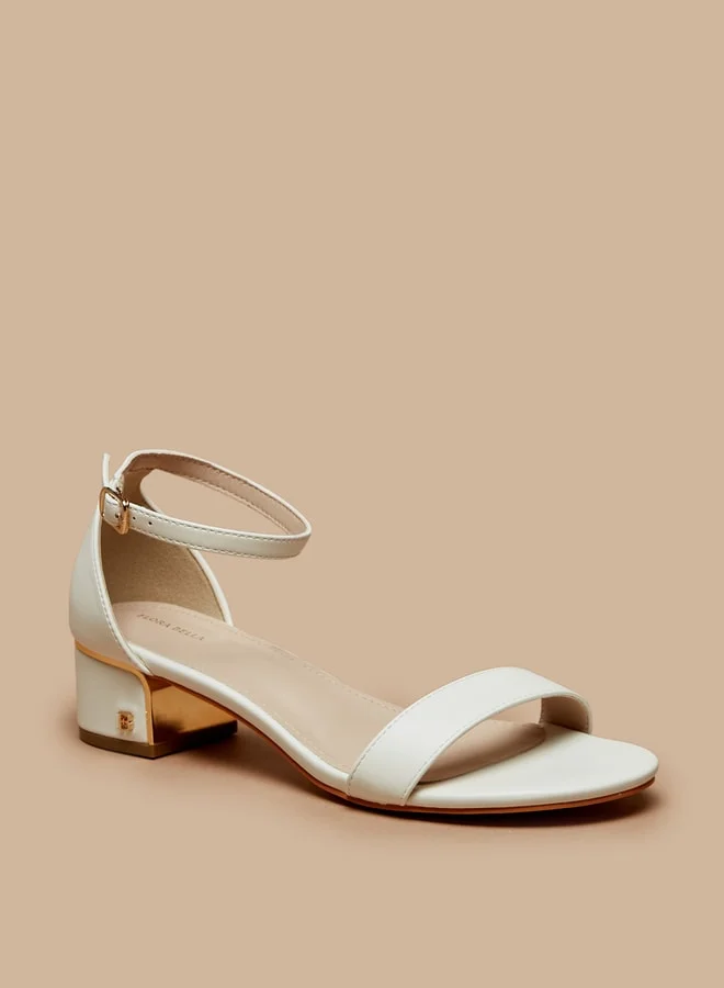 Flora Bella By Shoexpress Women's Block Heel Sandals With Ankle Strap