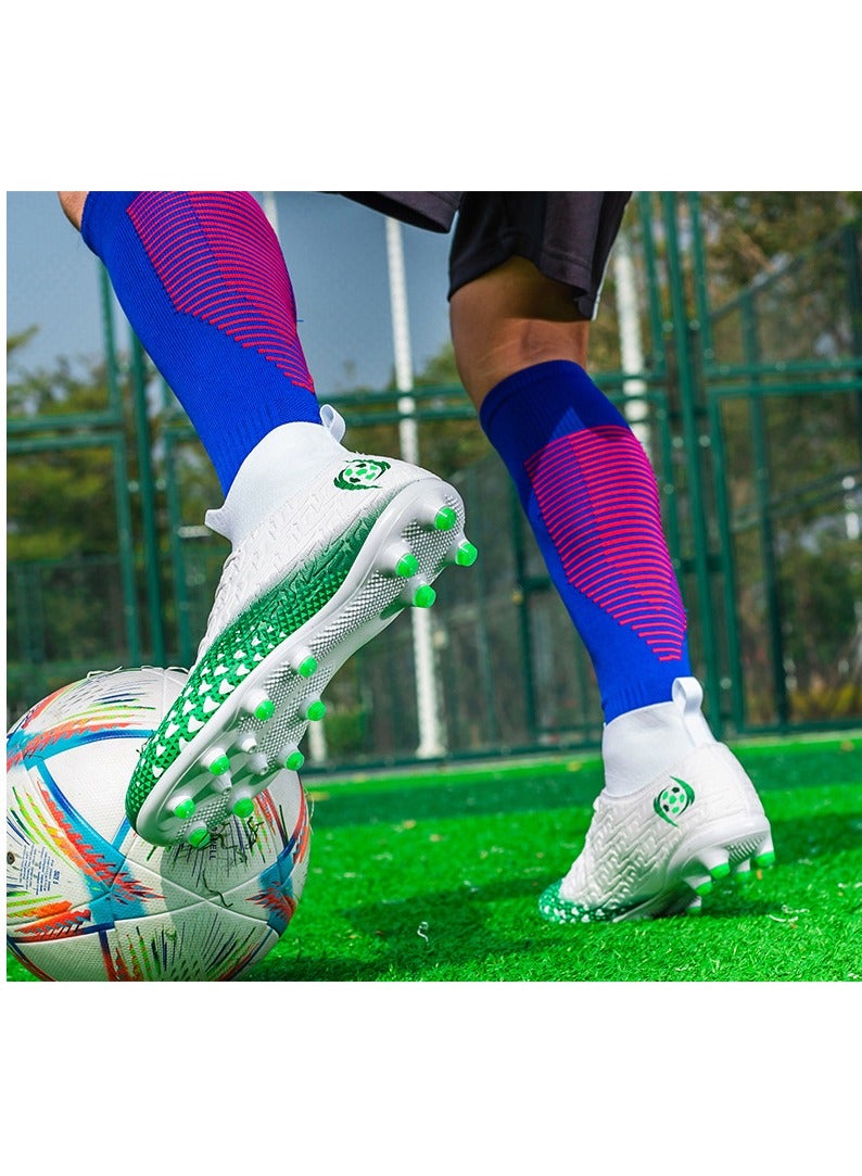 SKT Shiketro Men's soccer cleats for outdoor indoor professional youth boys soccer cleats unisex soccer cleats. - Image 1