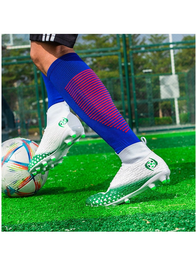 SKT Shiketro Men's soccer cleats for outdoor indoor professional youth boys soccer cleats unisex soccer cleats. - Image 4