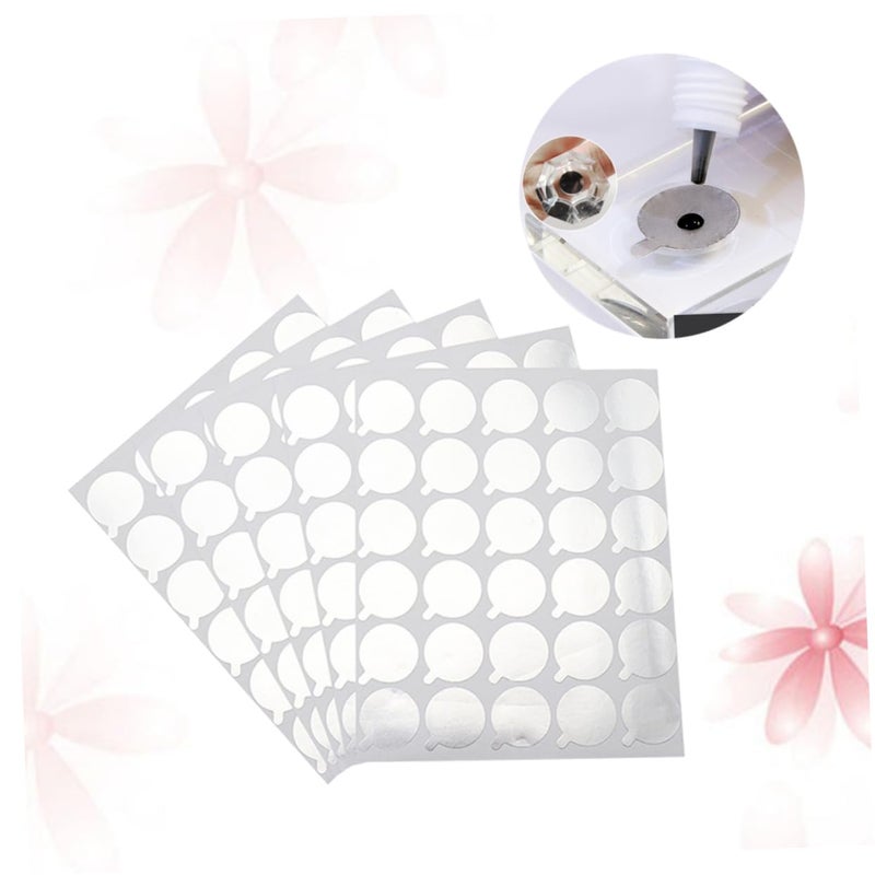 300pcs Disposable Eyelash Gasket Glue Stickers for Women Adhesive Pallet Pads for Lash Extensions Slow Drying Cosmetic Makeup Tool to Separate and Hold Eyelashes - Image 5