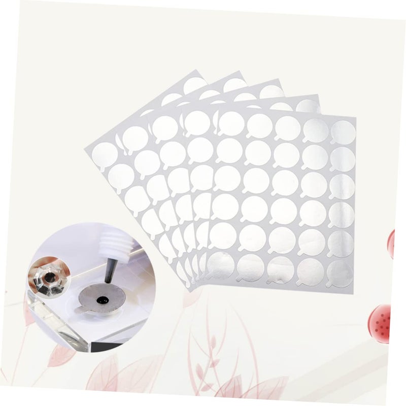 300pcs Disposable Eyelash Gasket Glue Stickers for Women Adhesive Pallet Pads for Lash Extensions Slow Drying Cosmetic Makeup Tool to Separate and Hold Eyelashes - Image 3