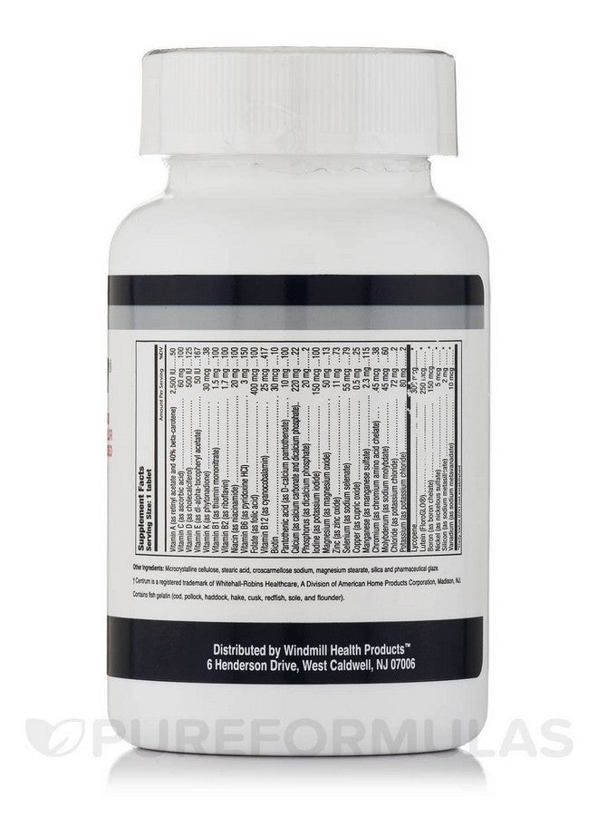 WINDMILL Milltrium Senior with Lutein - 120 Tablets by Windmill - Image 2