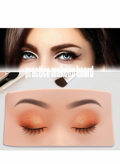 Excefore Make Up Practice Face, 5d Makeup Board Silicone Eyes for Suitable Eyeshadow  - Image 3