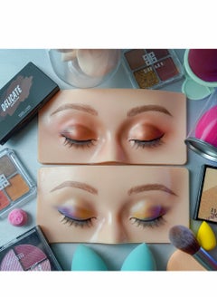 Excefore Make Up Practice Face, 5d Makeup Board Silicone Eyes for Suitable Eyeshadow  - Image 5