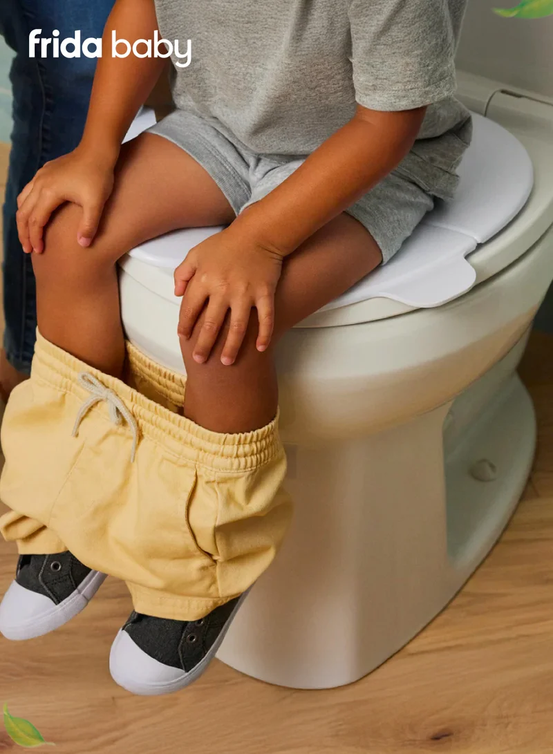 فريدا بيبي Foldable Potty Seat for Toddlers | Travel Toilet Trainer with Non-Slip Base & Silicone Handles | Fits Most Toilets | Easy-Clean Design | 21.7 x 18.5 CM