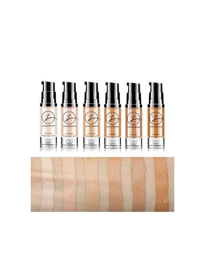 LANGMANNI كريم أساس سائل مخفي: كريم BB مقاوم للماء لبشرة مضيئة وخالية من العيوب (#03) - Image 4
