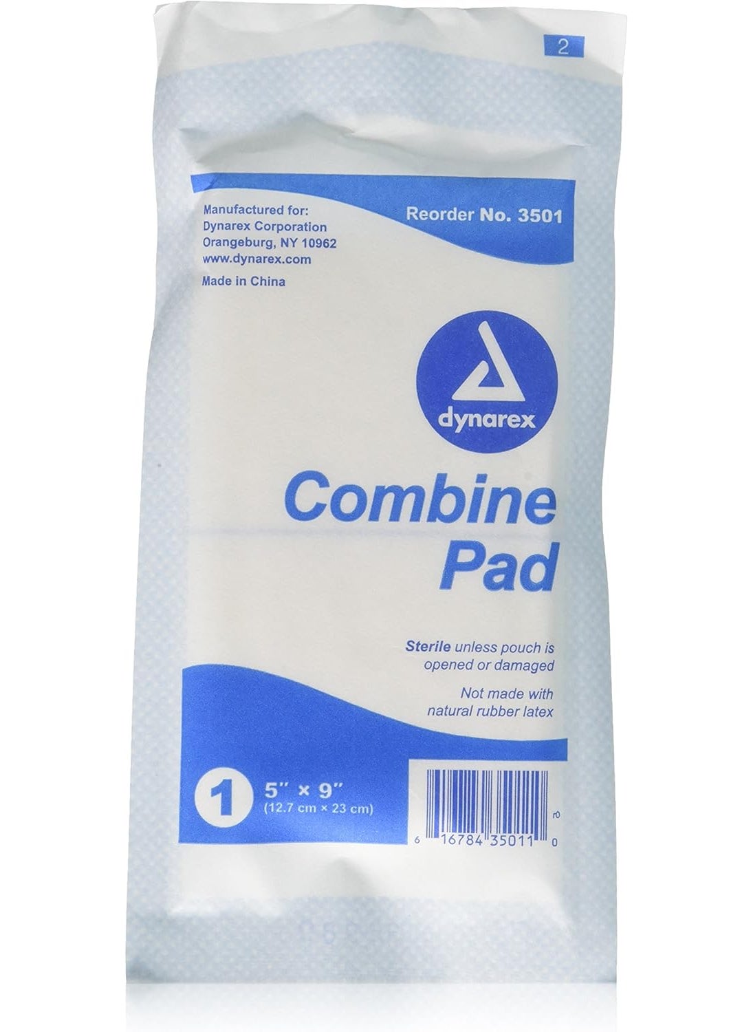 Dynarex Sterile Combine ABD Pads by Dynarex  5 Inches X 9 Inches  20 Pads Each 