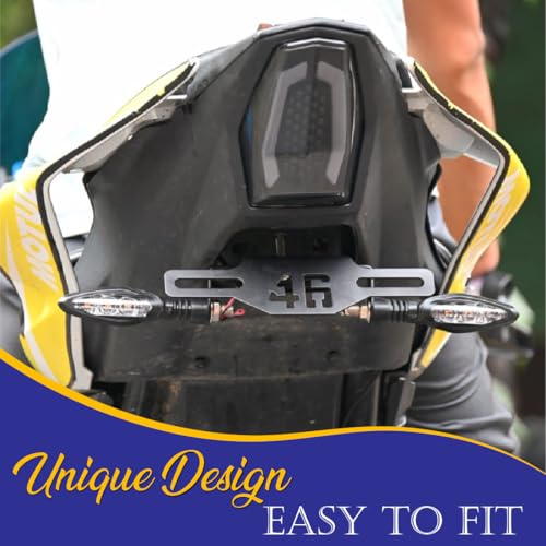 OBEROI'S TRADERS Universal Motorcycle Tail Tidy, Number Plate Holder, Fender Eliminator Kit with Lightweight Bracket - Image 4