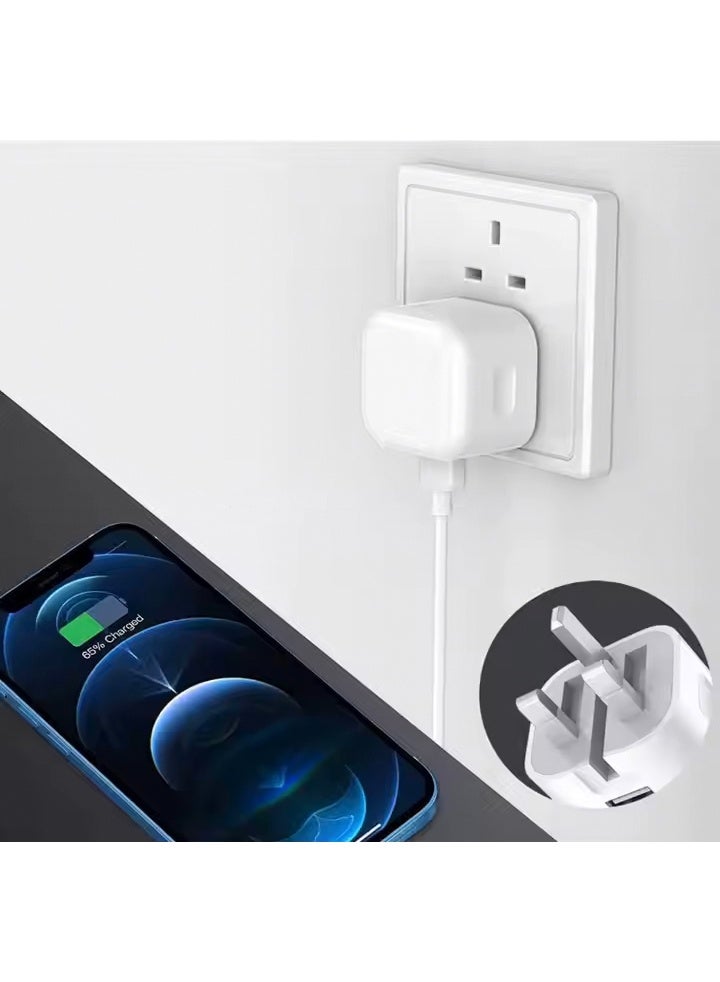 عام شاحن سريع USB C قابل للطي من المملكة المتحدة بقوة 20 وات - Image 4