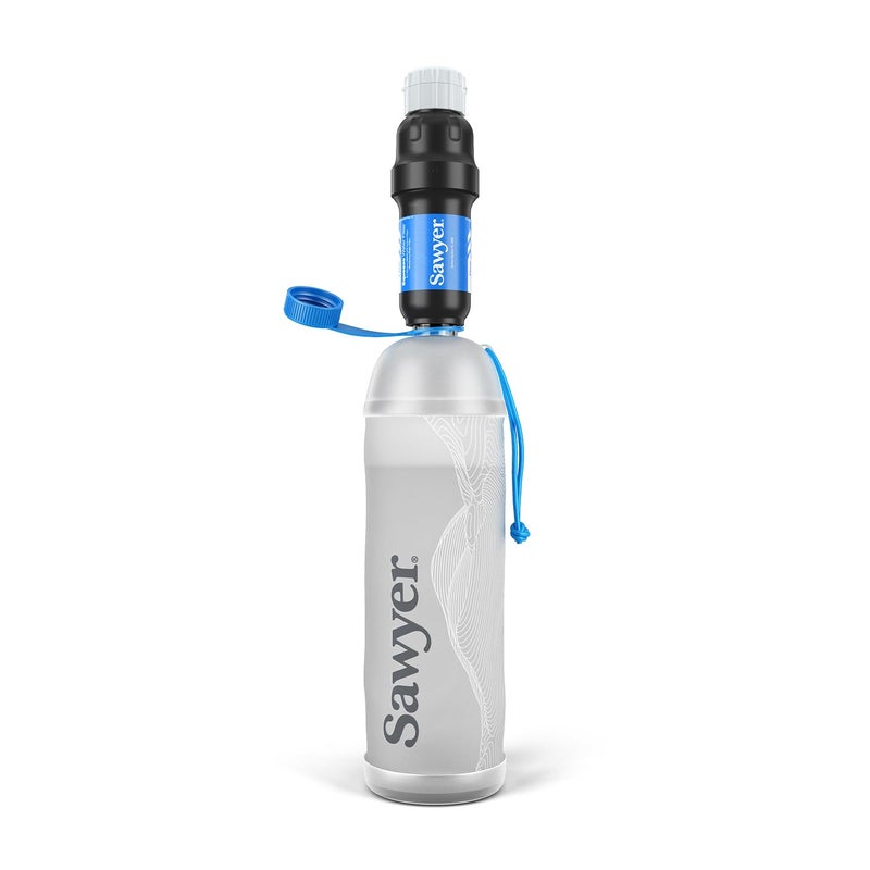 Sawyer Products Squeeze Water Filtration System, Cnoc Premium 1 Liter Bottle - Image 1
