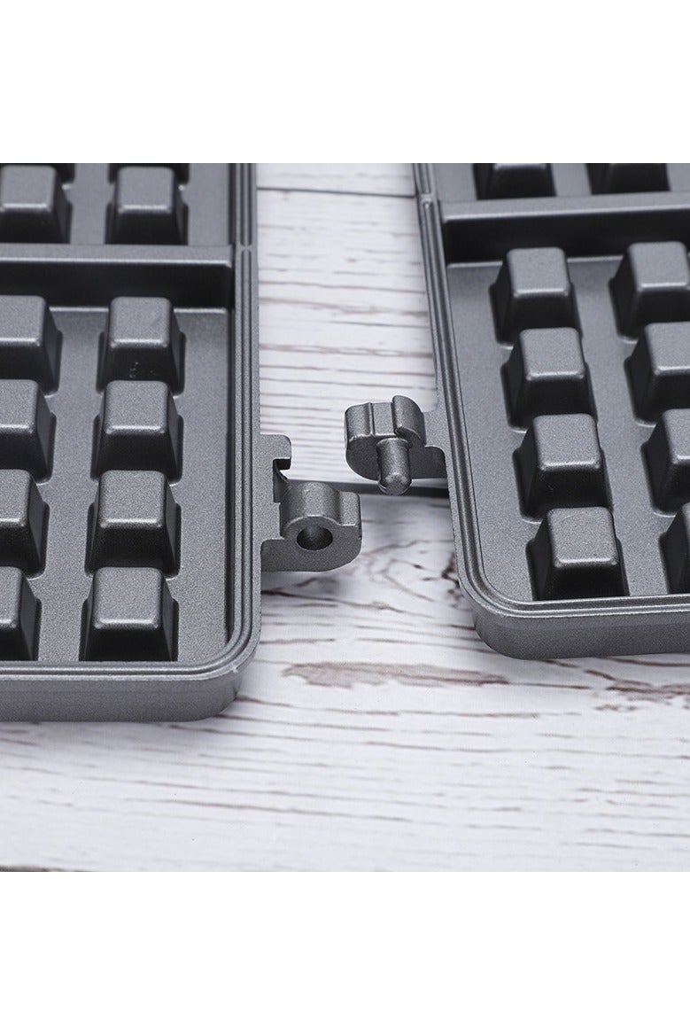 general Household Waffle Mold Non-stick Baking Pan Baking Tool Double Sided Baking Cake Baking Pan - Image 3