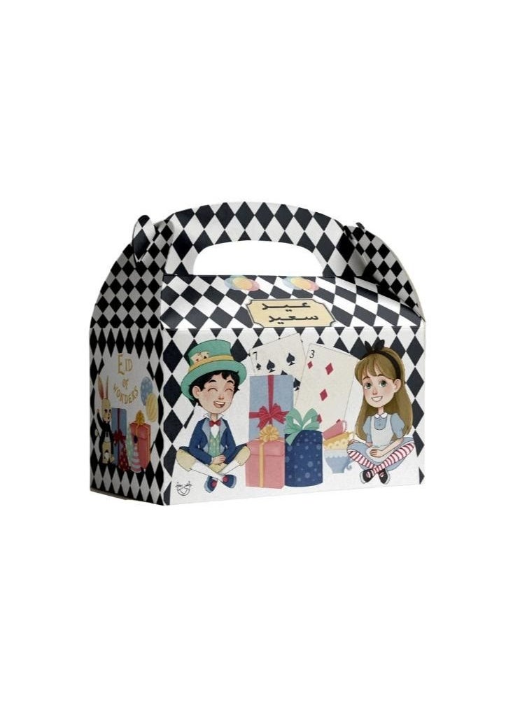 Reeman Design Alice in Wonderland holiday gift distribution box 