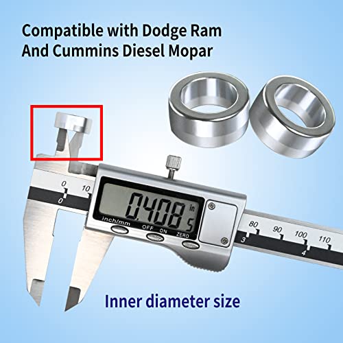 Vsttar 1 Pair of Intermediate Steering Shaft Bushings Column Stem 6061-Billet Aluminum 2003-2019 Bushing 1500/2500/3500/4500/5500, Fit for Dodge Ram 5.9, 6.7 and Cummins Diesel Mopar - Image 4