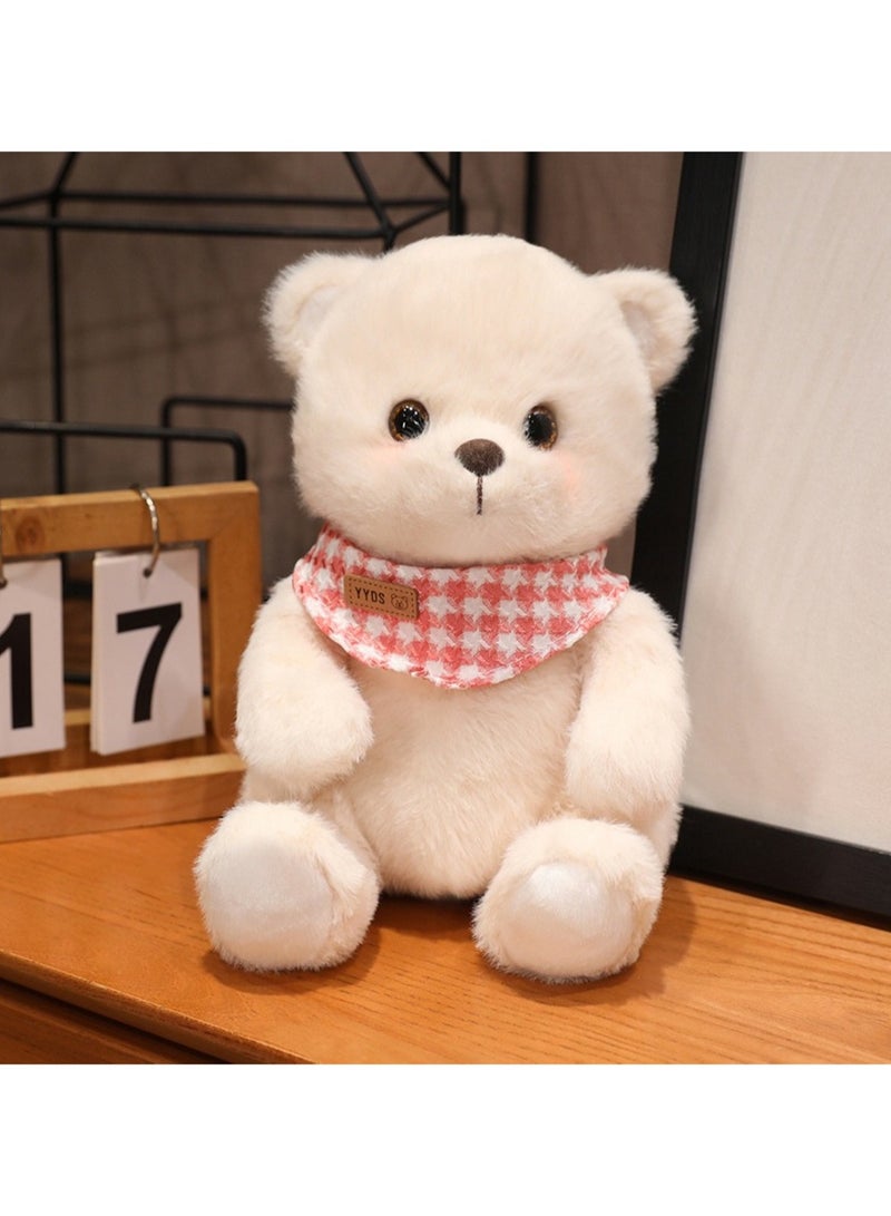 25 CM Cute Bear Plush Toy Soft Stuffed Cartoon Animal Doll For Girls And Boys All Ages Gift（Style 1） - Image 3