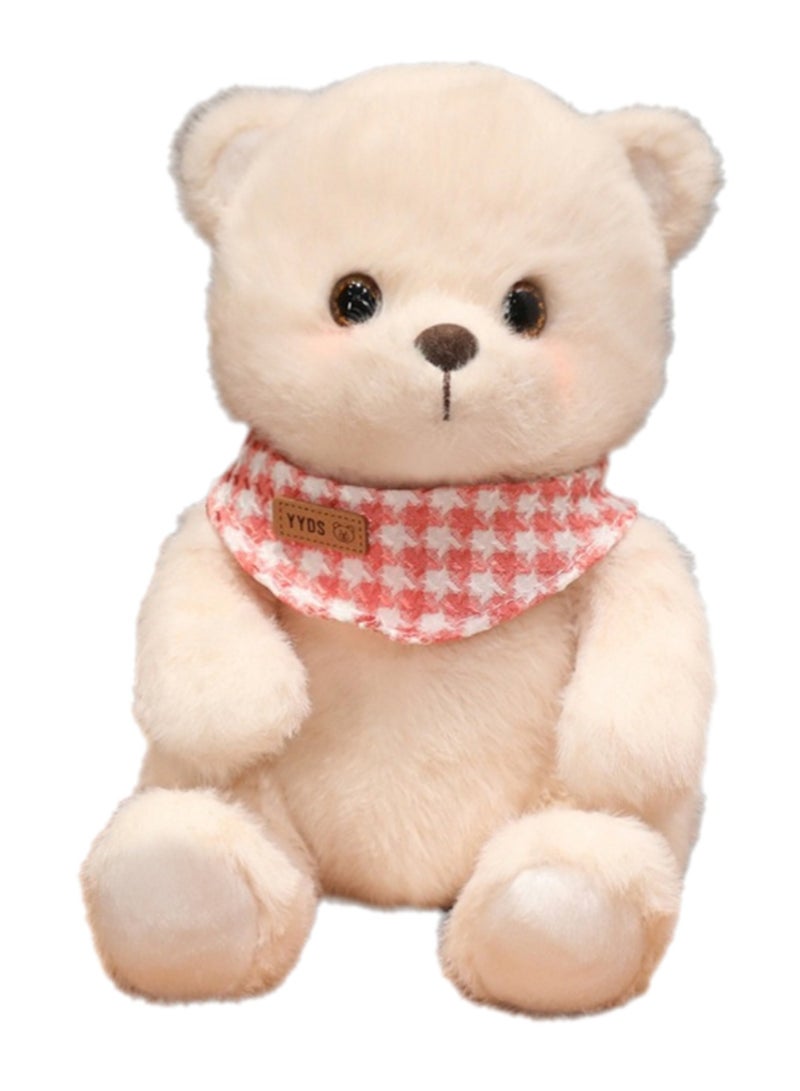 25 CM Cute Bear Plush Toy Soft Stuffed Cartoon Animal Doll For Girls And Boys All Ages Gift（Style 1） - Image 1