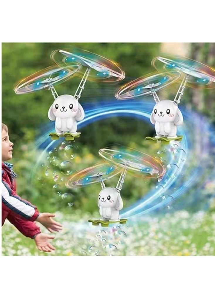 Premium Aerobat Bubble Flying Toy – Intelligent Sensor Flying Pet with Bubble Maker for Kids - Image 3
