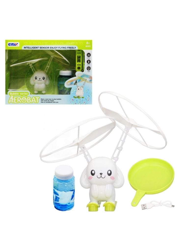 Premium Aerobat Bubble Flying Toy – Intelligent Sensor Flying Pet with Bubble Maker for Kids - Image 2