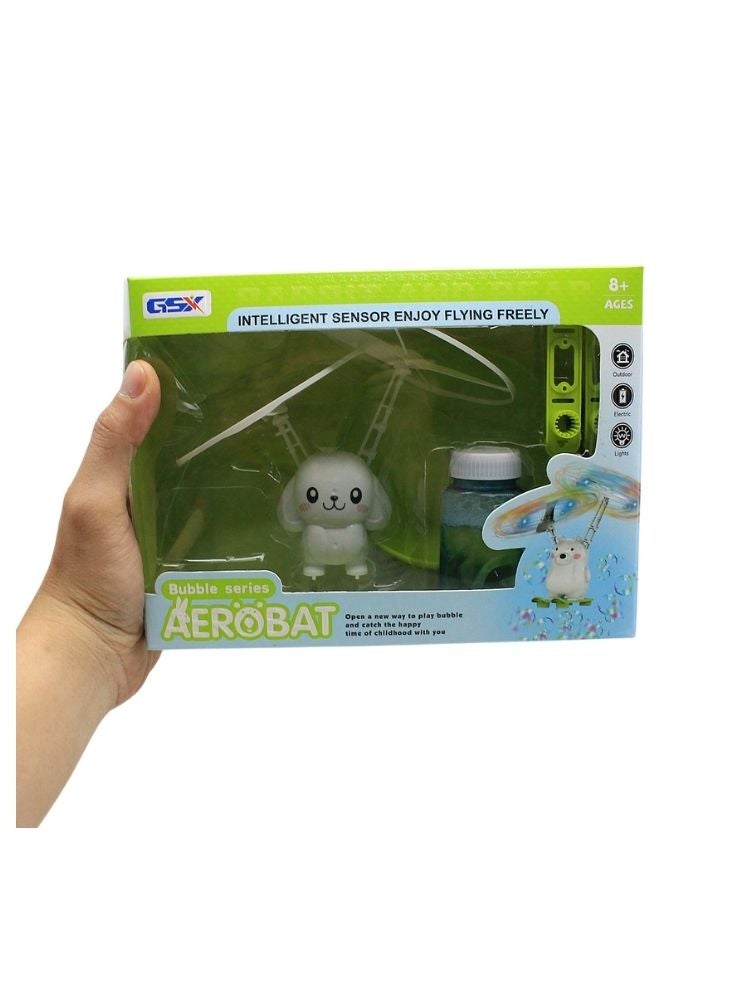 Premium Aerobat Bubble Flying Toy – Intelligent Sensor Flying Pet with Bubble Maker for Kids - Image 1