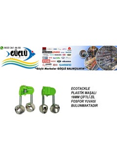 Tong Plastic Double Bell Ecotackle 18MM Phosphorus Slot