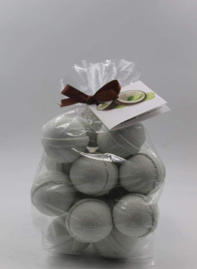 Spa Pure SpaPure COCONUT LIME Bath Bombs - 14 Bath Fizzies with Shea Butter, Ultra Moisturizing (12 Oz) ...Great for Dry Skin (Coconut Lime) - Image 3
