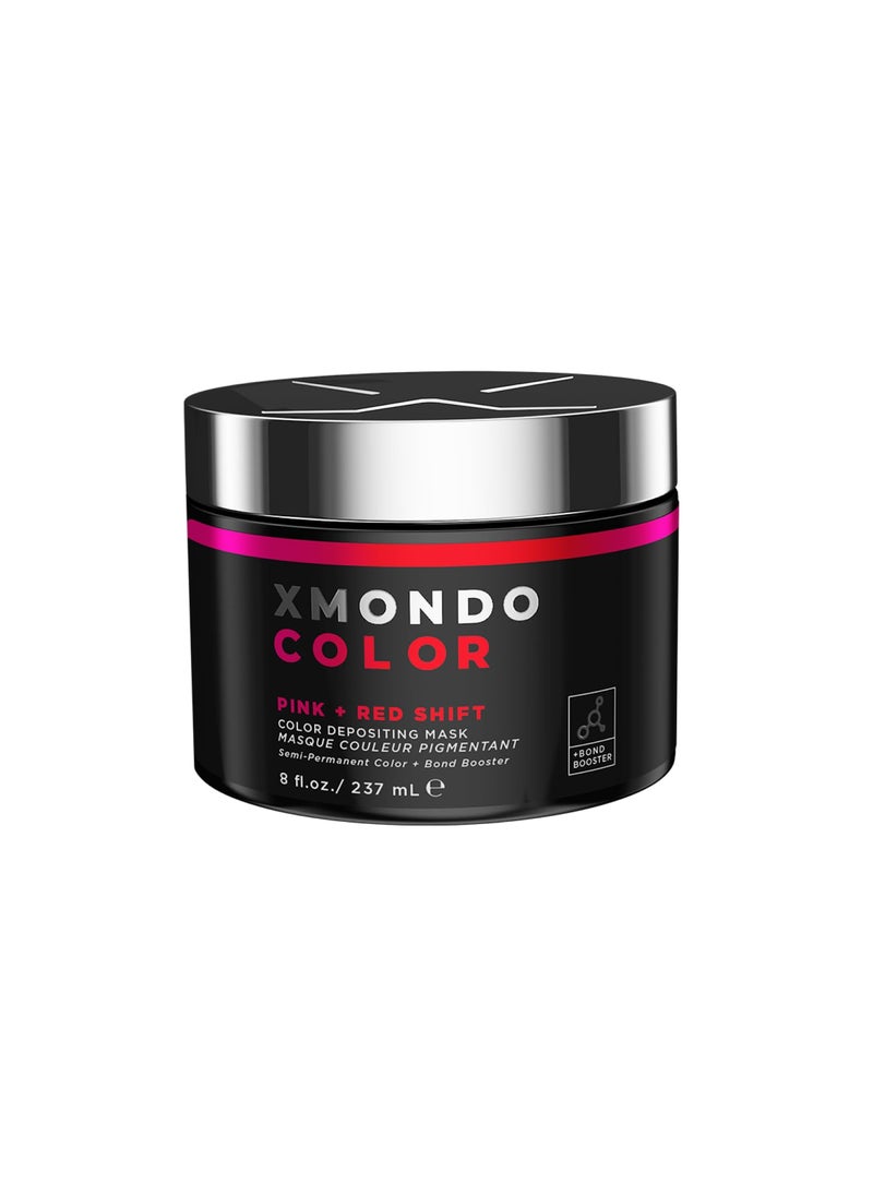 XMONDO XMONDO Color Pink  Red Shade Shift Color Depositing Mask  SemiPermanent Hair Dye  Infused with Bond Boosters  Hyaluronic Acid to Nourish Revitalize  Repair Vegan Formula 8 Fl Oz 1Pack 