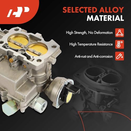 A-Premium 2 Barrel Carburetor with Long Linkage Compatible with Rochester Mercruiser Mercury Marine 2.5L 3.0L 4 Cyl Engines, Electric Automatic Choke, Replace# 3310-864940A01, 3310864940A01, 8M0045397 - Image 5