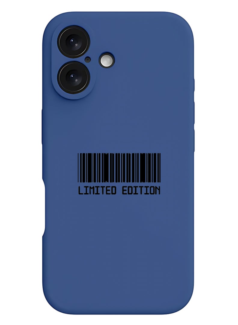 Theodor Protective Slim Fit Case Liquid Silicone Cover with Full Body Protection Anti-Scratch Shockproof Case For Apple iPhone 17 (Blue) Limited Edition - Image 1