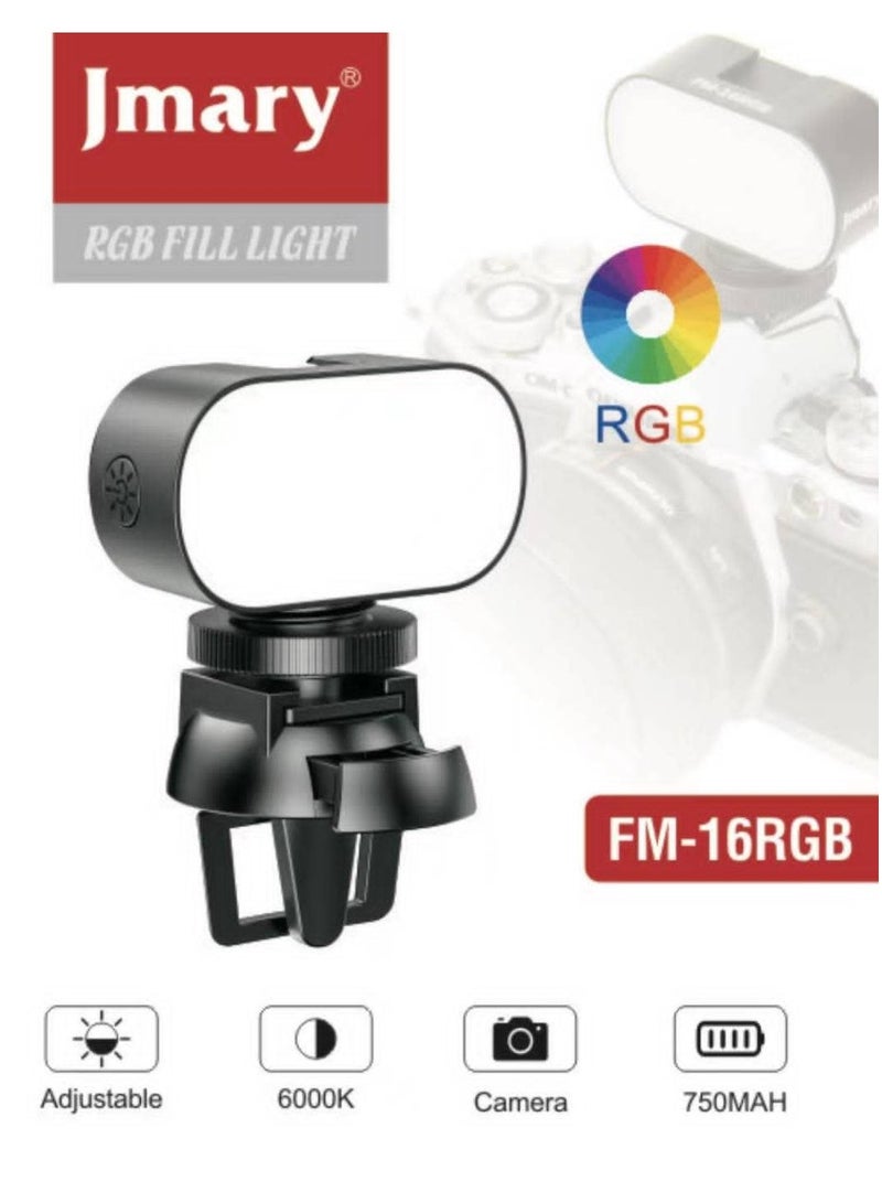 Jmary Jmary FM-16 RGB Mini Video Fill Light - Image 3
