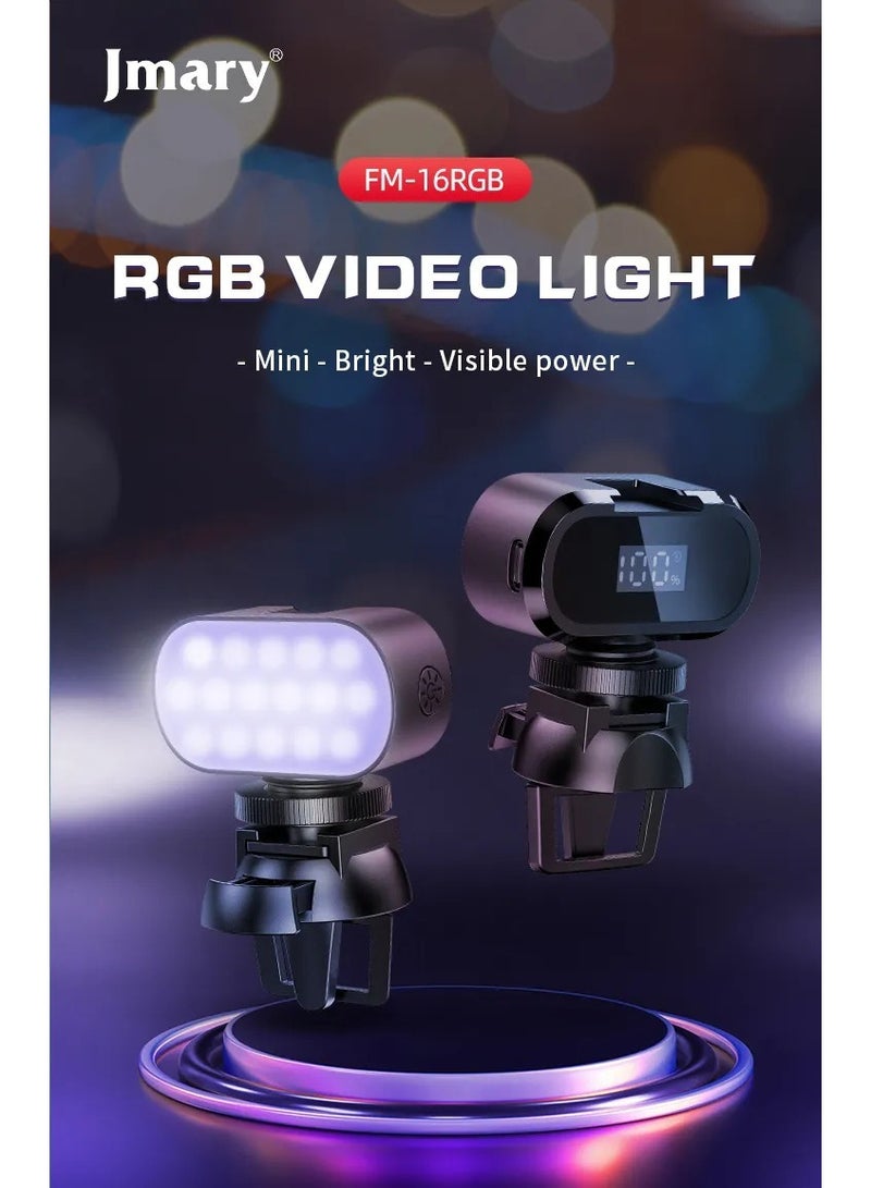 Jmary Jmary FM-16 RGB Mini Video Fill Light - Image 4