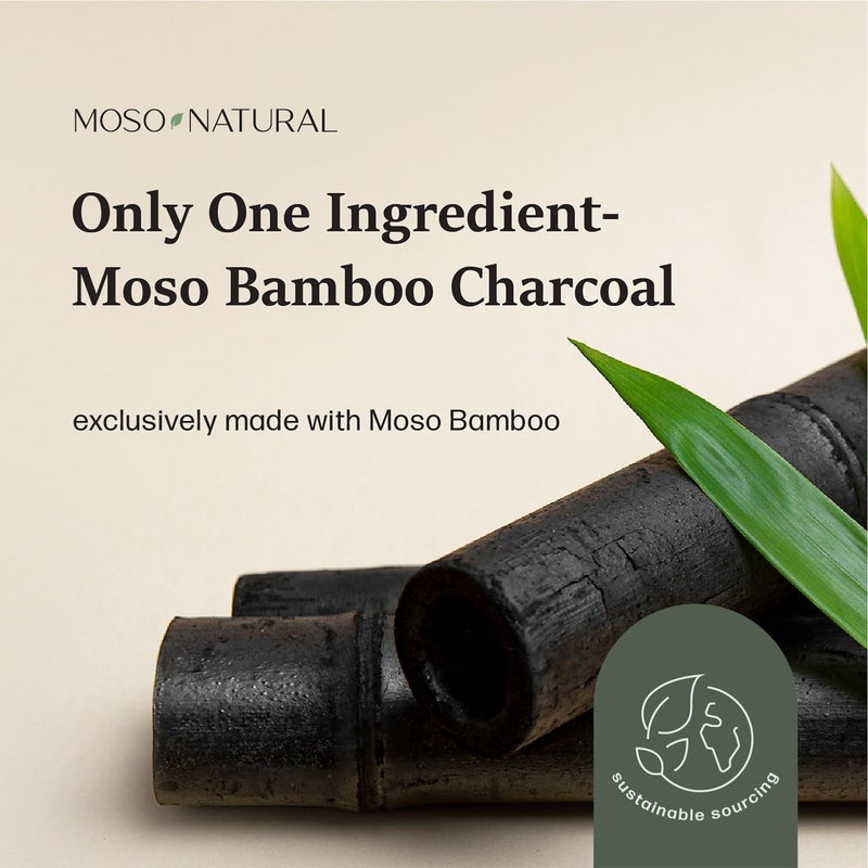 MOSO NATURAL حقيبة ماسو الطبيعية لتنقية الهواء 300 جرام (10.58 أونصة) من الفحم البامبو الممتاز لامتصاص الروائح في المنزل والحيوانات الأليفة | مزيل الروائح من الخزائن ومعطر الغرف الصغيرة | حقائب الفحم تدوم لمدة عامين | بدون رائحة (3 عبوات) - Image 4