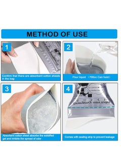 OASIS-TH Disposable Urinal Bag Portable Emergency Mini Toilet for Camping Pee Bags Travel Traffic Jam Emergency Urine Vomit  For Men Women Kids Children Patient 10Pack  - Image 5