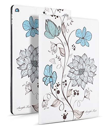 MOCA [Flexible Soft Back] Smart Flip Cover Case Stand for Apple iPad AIR 2 A1566 A1567 [2014 Launched] iPad Flip Cover Case - Image 1